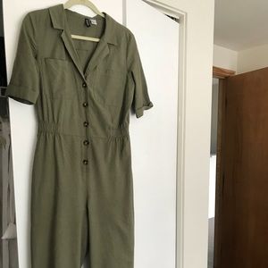 Olive green jumpsuit